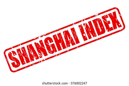 SHANGHAI INDEX red stamp text on white