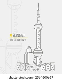 Shanghai Orient Pearl Tower Outline Illustration.
This illustration is part of a series featuring other famous landmarks, including:
Sultanahmet Mosque in Istanbul
India Gate in Delhi
The Bronze Hors