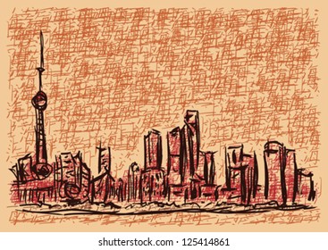 shanghai sketch