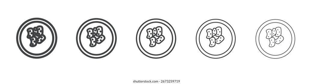 ícone de modelagem símbolo simples de coleção de ilustrações