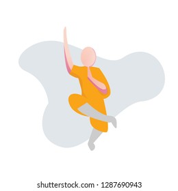 Shaolin monk, a man in a fighting pose