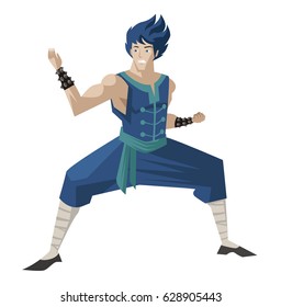 shaolin warrior anime hero