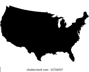 shape of american map