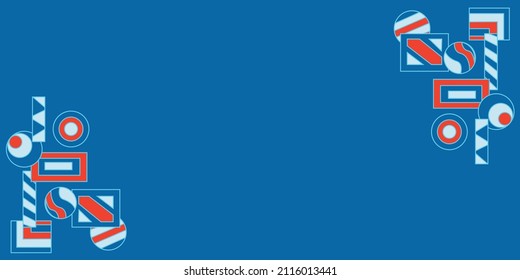 shape background with british color