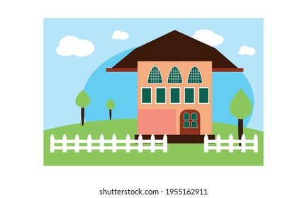 The shape of the building is cute and beautiful.