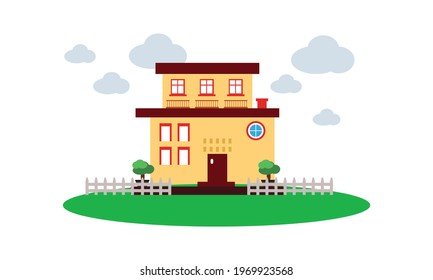 The shape of the building is cute and beautiful.