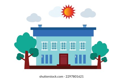 The shape of the building is cute and beautiful, cute and beautiful home.