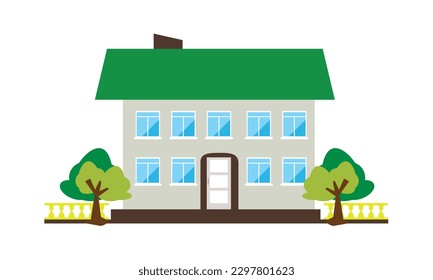 The shape of the building is cute and beautiful, cute and beautiful home.