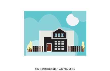 The shape of the building is cute and beautiful, cute and beautiful home.