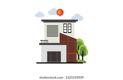 The shape of the building is cute and beautiful, cute and beautiful home.