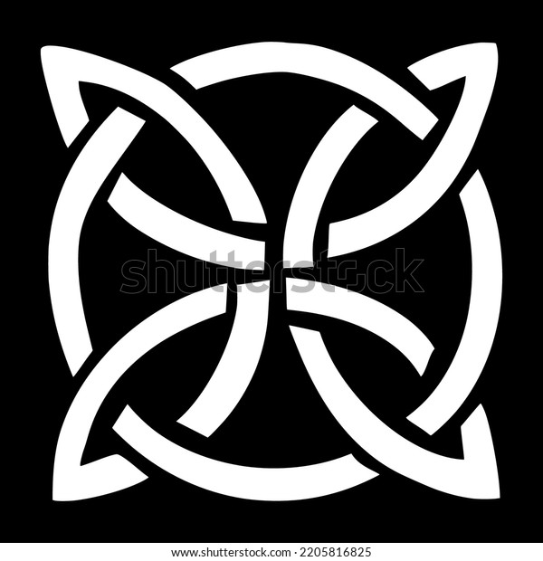 Shape Celtic Pattern Knot Tattoo Vector Stock Vector (Royalty Free ...