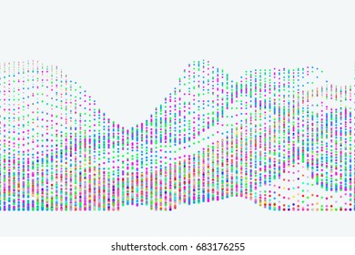 Shape of circles, bubbles, sphere or ellipses, abstract background pattern. Vector illustration graphic.