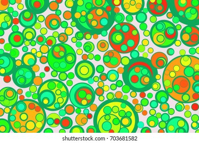 Shape of circles, bubbles, sphere or ellipses, abstract background pattern. Vector illustration graphic.