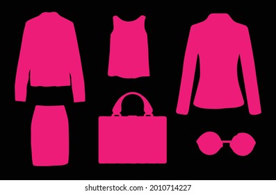 Shape Clothes Women Girls Silhouette
