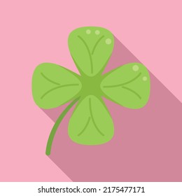 Vector plano de icono de tracción de forma. Suerte irlandesa. Día de Irlanda