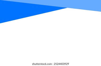 Forma de color azul para el fondo blanco