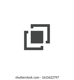 Shape combination icon isolated on white background. Pathfinder symbol modern, simple, vector, icon for website design, mobile app, ui. Vector Illustration