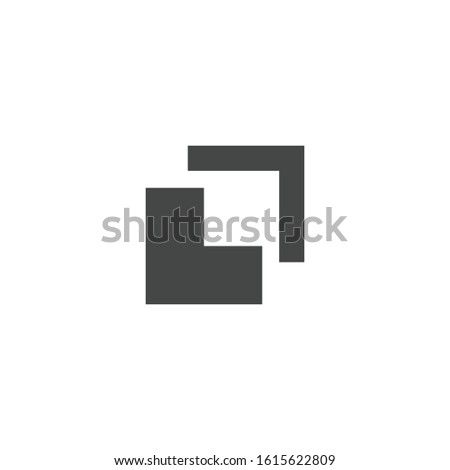 Shape combination icon isolated on white background. Pathfinder symbol modern, simple, vector, icon for website design, mobile app, ui. Vector Illustration