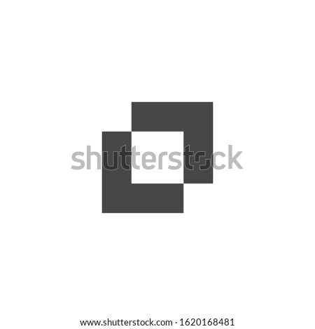 Shape combination icon isolated on white background. Pathfinder symbol modern, simple, vector, icon for website design, mobile app, ui. Vector Illustration