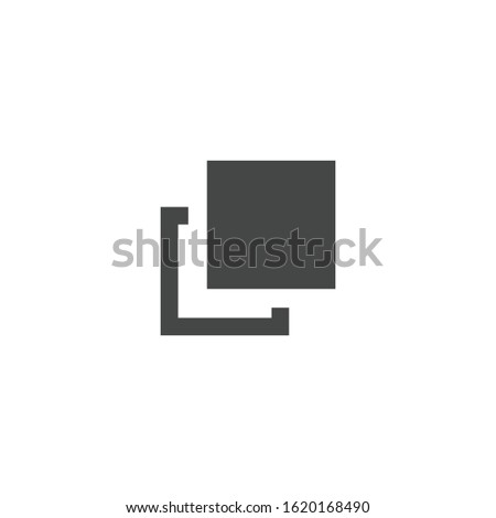 Shape combination icon isolated on white background. Pathfinder symbol modern, simple, vector, icon for website design, mobile app, ui. Vector Illustration