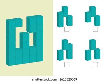 Shape completion, Find missing shape, Intelligence questions, Logic questions, Practice questions iq test