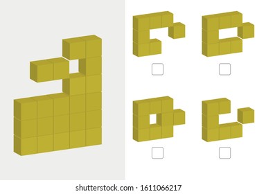 Shape completion, Find missing shape, Intelligence questions, Logic questions, Practice questions iq test