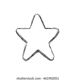 Shape concept represented by star icon. Isolated and flat illustration