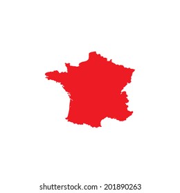 Shape of the Country of France