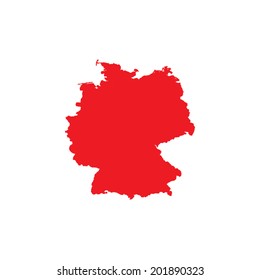 Shape of the Country of Germany
