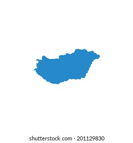 Shape of the Country of Hungary