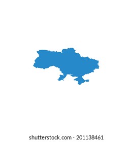 Shape of the Country of Ukraine