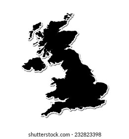 Shape of the Country of  United Kingdom