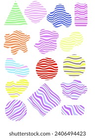 Formdekoration mit Wellenmotiven 