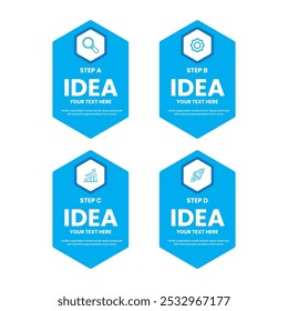 Shape Design Vector multicolor blob sign