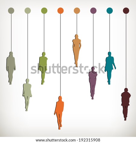 shape doll hang vector 0093