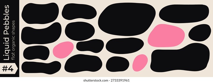 Forma doodle orgánico con marco rectángulo ovalado para cuadro de texto ondulado. Nube curvy abstracta con la onda dibujada irregular para el fondo de la mano de ameba. Forma de línea de burbuja con borde de la gota del marco para el óvalo. Vector