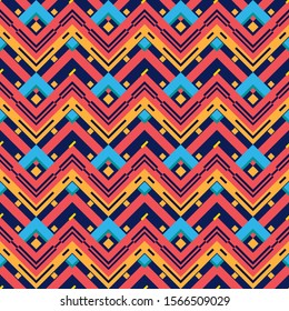 shape to down pattern seamless background