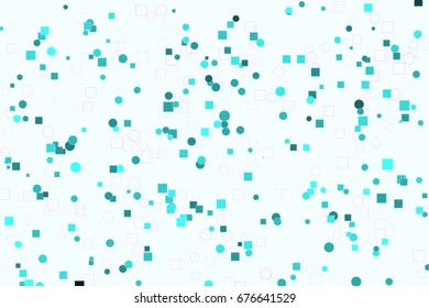 Shape of ellipse & square box, abstract background pattern. Vector illustration graphic.