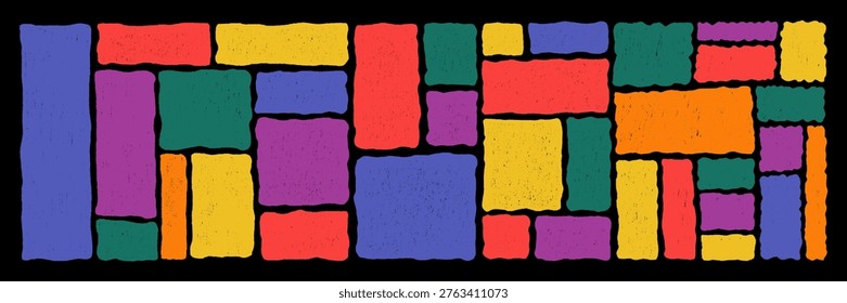 Shape frame organic with crayon rectangle text for bubble form brush. Label doodle block with flat textbox background for box square hand. Speech tag sketch with abstract free drawn for kid area cute.