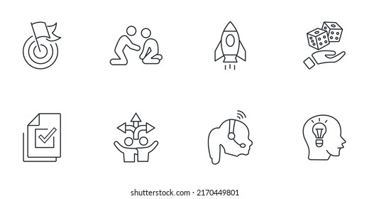 Shape the future icons set . Shape the future pack symbol vector elements for infographic web
 