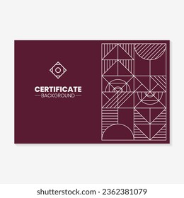 shape geometric background template for banner and certificate design