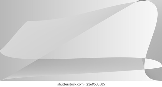 Shape Grey Digital Silver Modern Design. Modern Dynamic Layers Metallic Office Background. Minimal Fluid Futuristic Technology Gradient Mesh. Smooth Alluminium Monochromatic Gray Illustration.