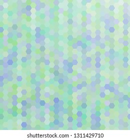 Shape of hexagon, abstract background pattern. Style of mosaic or tile. Vector illustration graphic.