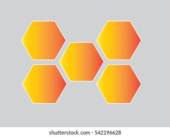 Honeycomb Icon Abstract Honeycomb Logo Vector Stock Vector (royalty 