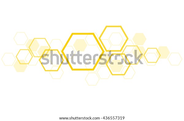 Shape Hexagon Concept Design Abstract Technology Stock Vector (Royalty ...