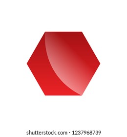 shape Hexagon vector symbol icon design, Beautiful illustration