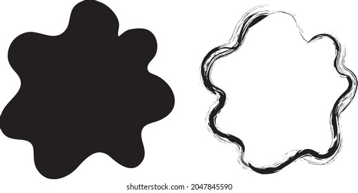  shape icon design and black logo graphic icon symbol