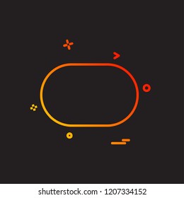 Shape icon design vector