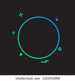 Shape icon design vector