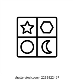 icono de forma con vektor aislado y fondo transparente.